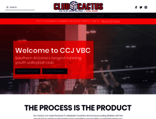 clubcactusvolleyball.com screenshot