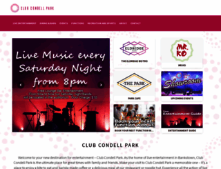clubcondellpark.com.au screenshot