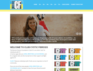 clubcysticfibrosis.com screenshot