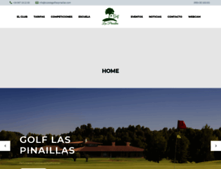 clubdegolflaspinaillas.com screenshot
