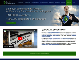clubdelemprendimiento.com screenshot