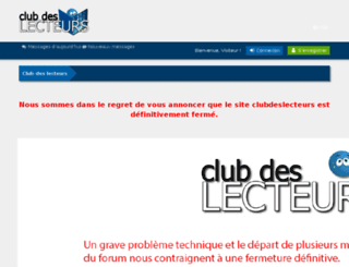 clubdeslecteurs.org screenshot