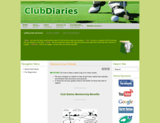 clubdiaries.com.au screenshot