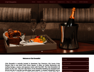 clubdonatello.org screenshot