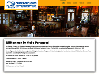 clube-portugues.de screenshot