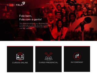 clubedafala.com.br screenshot