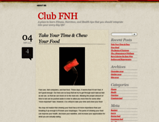 clubfnh.wordpress.com screenshot