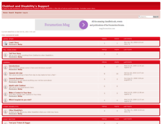 clubfoot-disabilitys.aforumfree.com screenshot