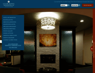 clubhotelnashville.com screenshot