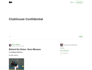 clubhouseconfidential.mlblogs.com screenshot