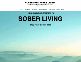 clubhousesoberliving.com screenshot