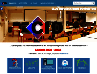 clubinformatiquedomont.fr screenshot