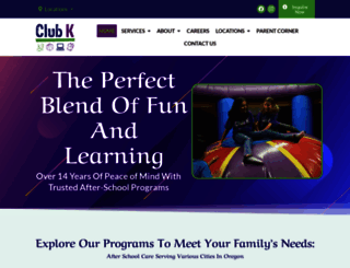 clubkafterschool.com screenshot