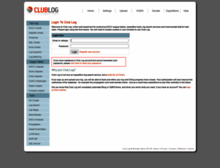 clublog.org screenshot