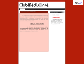 clubmediumnite.sitew.fr screenshot