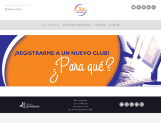 clubopenprop.com.ar screenshot