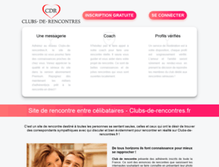 clubs-de-rencontres.fr screenshot