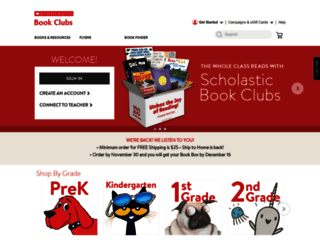 clubs2.scholastic.com screenshot