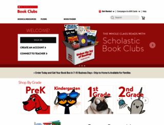 clubs3.scholastic.com screenshot