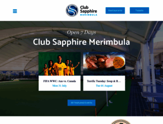 clubsapphire.com.au screenshot