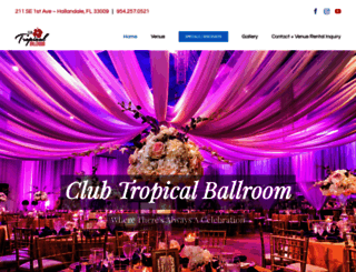 clubtropicalballroom.com screenshot