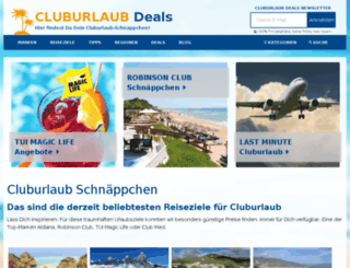 cluburlaubdeals.de screenshot