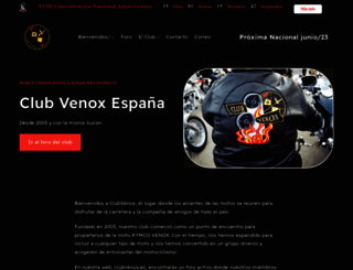 clubvenox.es screenshot