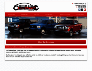 cluckersrepair.com screenshot