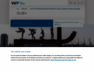 clue.vu.nl screenshot