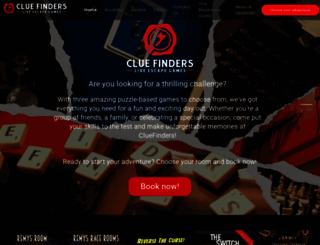 cluefinders.co.uk screenshot
