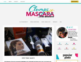clumpsofmascara.com screenshot