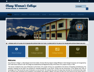 clunycollege.com screenshot