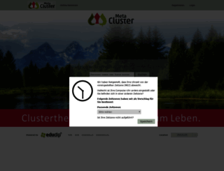 clusteranalytik.edudip.com screenshot