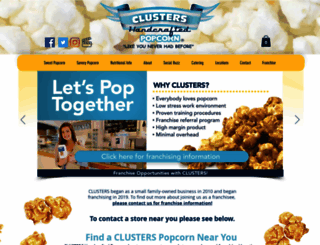 clusterspopcorn.com screenshot