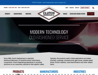 clutchengineering.com screenshot