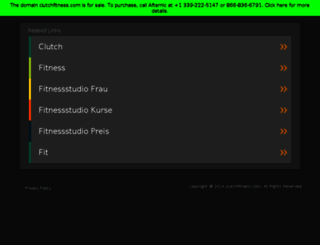clutchfitness.com screenshot
