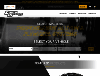 clutchmasters.com screenshot
