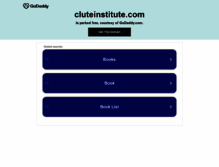 cluteinstitute.com screenshot