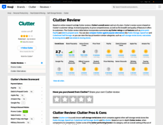 clutter.knoji.com screenshot