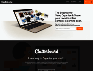 clutterboard.com screenshot