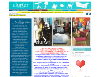 clutterconsign.com screenshot