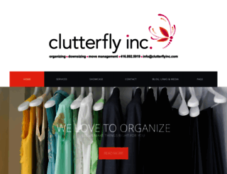 clutterflyinc.com screenshot