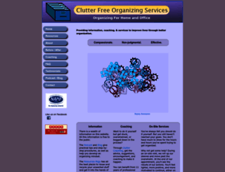clutterfreeservices.com screenshot