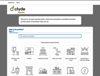 clyde-property.fixflo.com screenshot