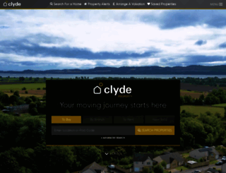 clydeproperty.co.uk screenshot