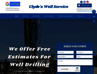 clydeswellservice.com screenshot