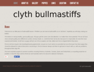 clyth-bullmastiffs.com screenshot