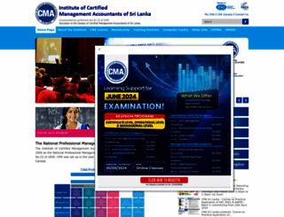 cma-srilanka.org screenshot