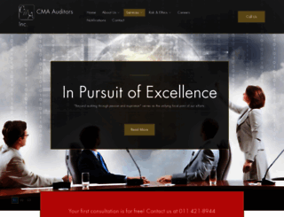 cmaauditors.co.za screenshot