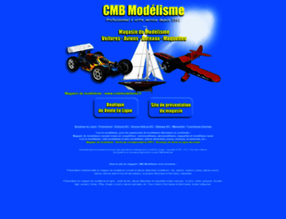 cmbmodelisme.fr screenshot